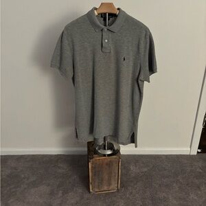Ralph Lauren Gray Polo Classic Collar Relaxed Fit